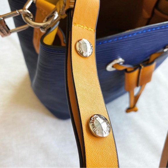 Cute blue and yellow summer bag - Picture 6 of 13